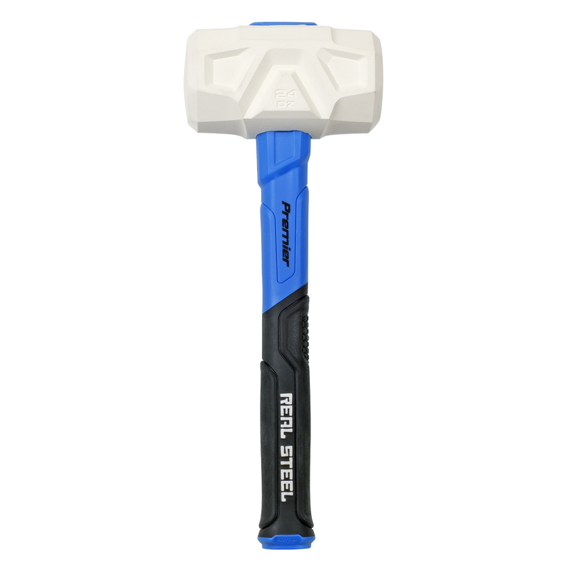 Sealey Premier Rubber Mallet 24oz with Fibreglass Shaft