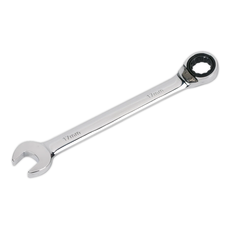 Sealey Premier Reversible Ratchet Spanner 10mm Length 160mm