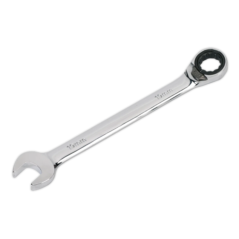 Sealey Premier Reversible Ratchet Spanner 10mm Length 160mm