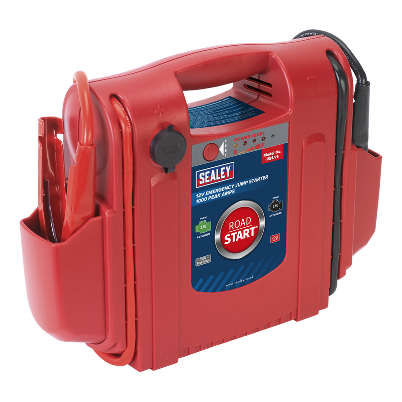 Sealey RoadStart® 12V Emergency Jump Starter 1000 Peak Amps