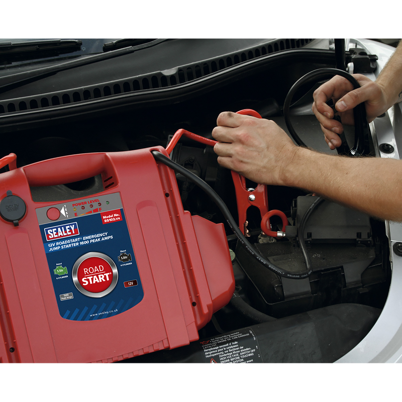 Sealey RoadStart 12V Emergency Jump Starter 1600 Peak Amps