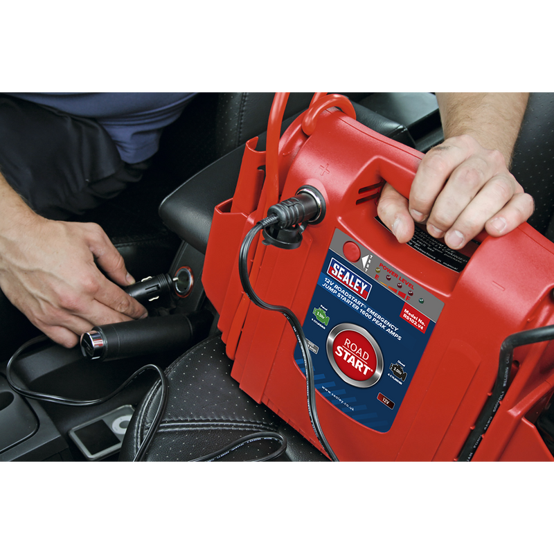 Sealey RoadStart 12V Emergency Jump Starter 1600 Peak Amps