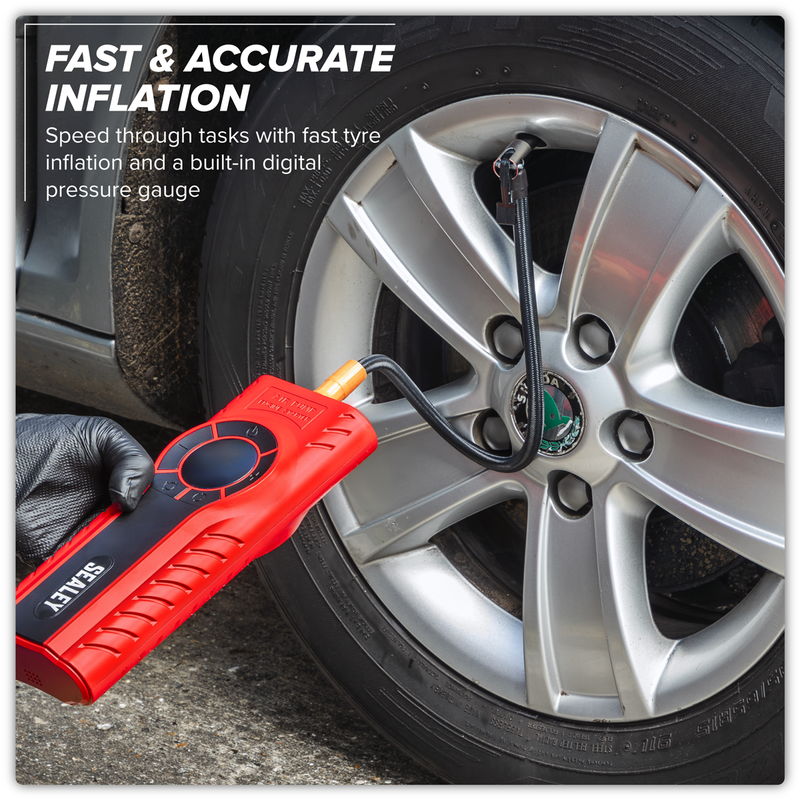Sealey RoadStart® 12V Jump Starter & Tyre Inflator 1200A
