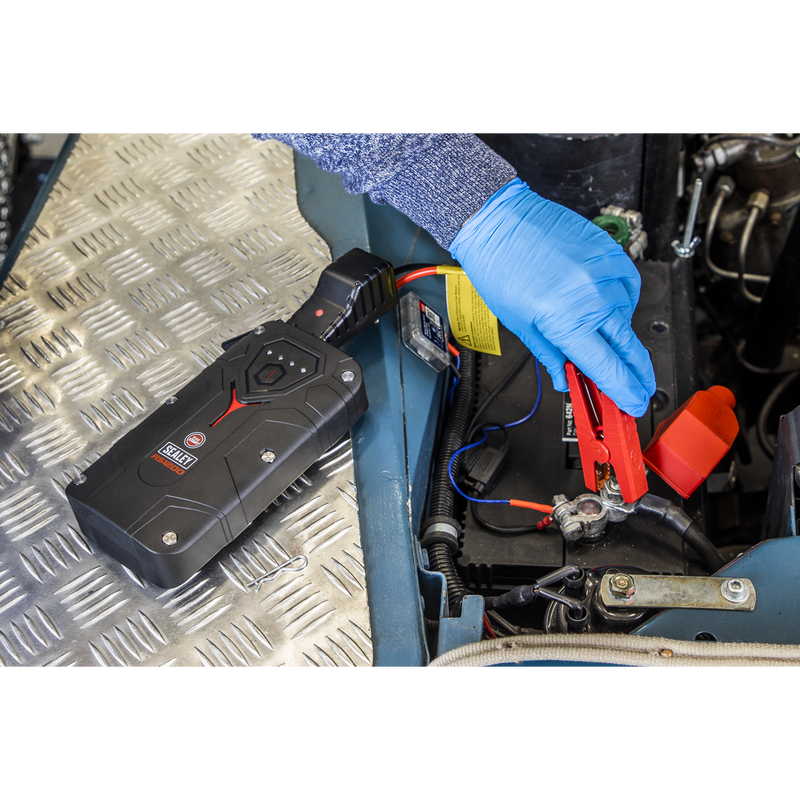 Sealey RoadStart® 12V Lithium-ion Jump Starter Power Pack 1200A
