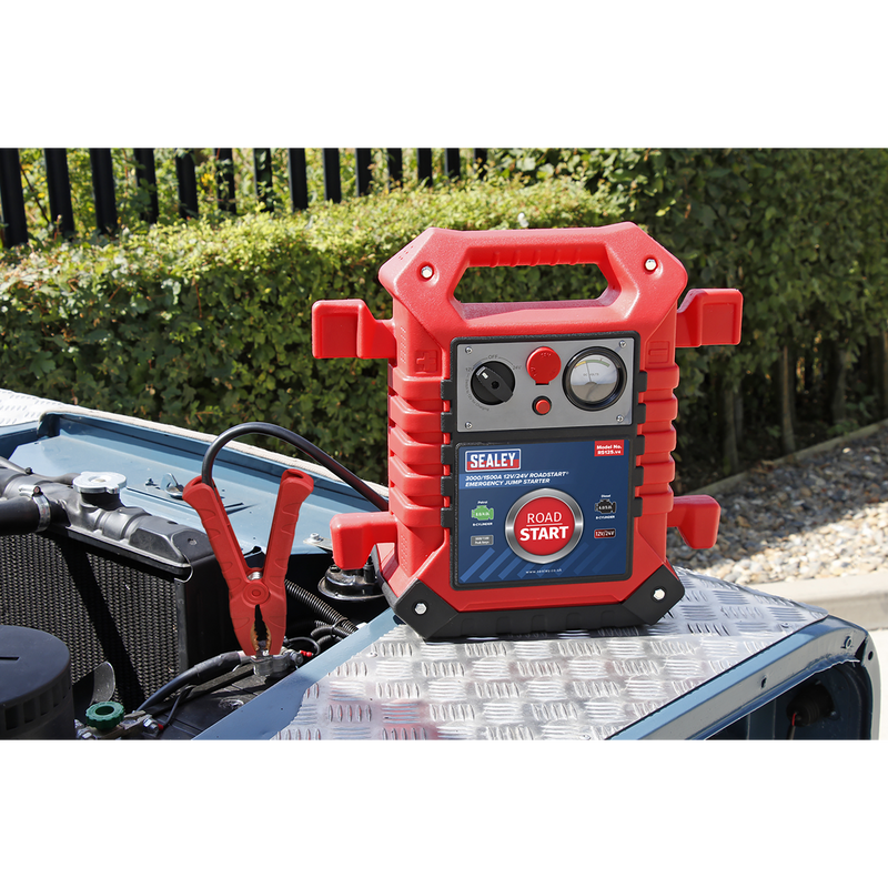 Sealey RoadStart® 12/24V Emergency Jump Starter 3000A