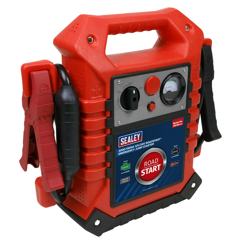 Sealey RoadStart® 12/24V Emergency Jump Starter 3000A