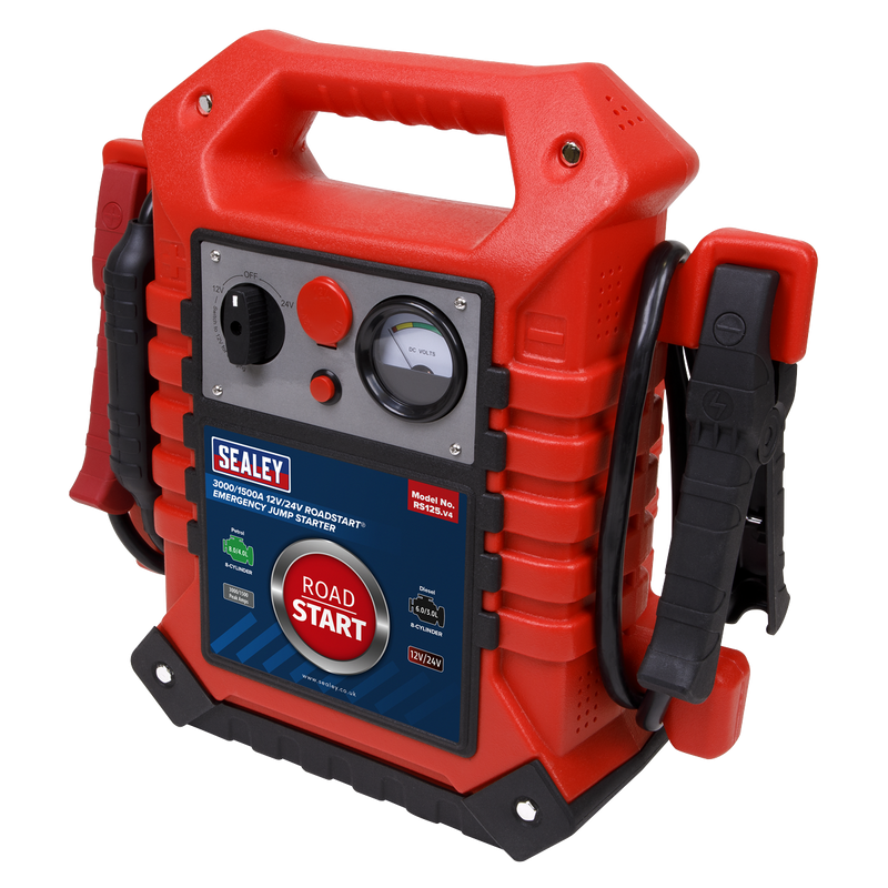 Sealey RoadStart® 12/24V Emergency Jump Starter 3000A