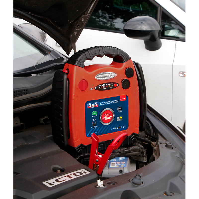 Sealey RoadStart 12V Jump Starter 900 Peak Amps