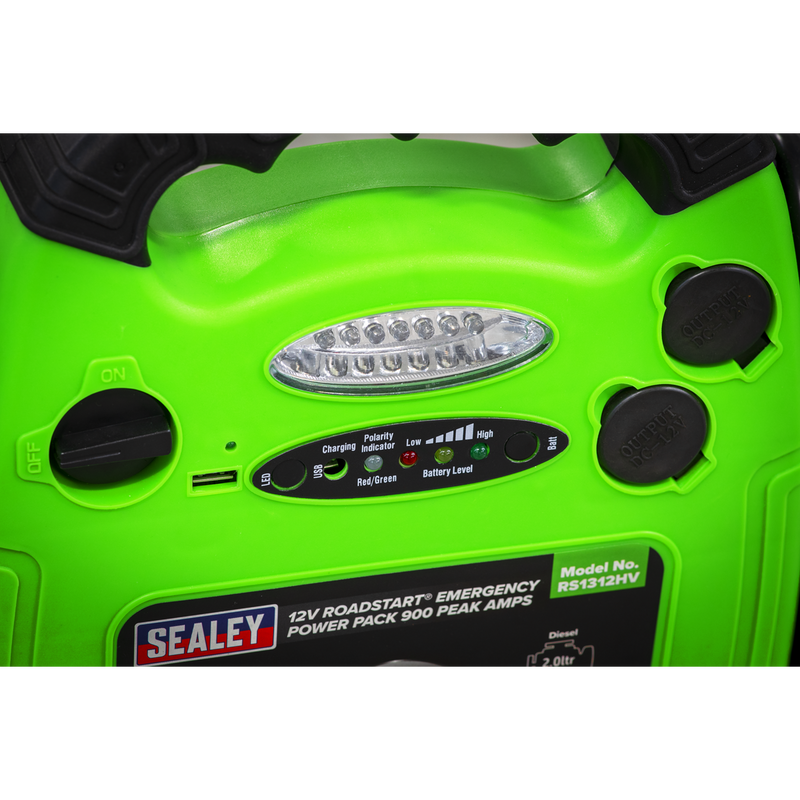 Sealey RoadStart 12V Emergency Jump Starter 900 Peak Amps