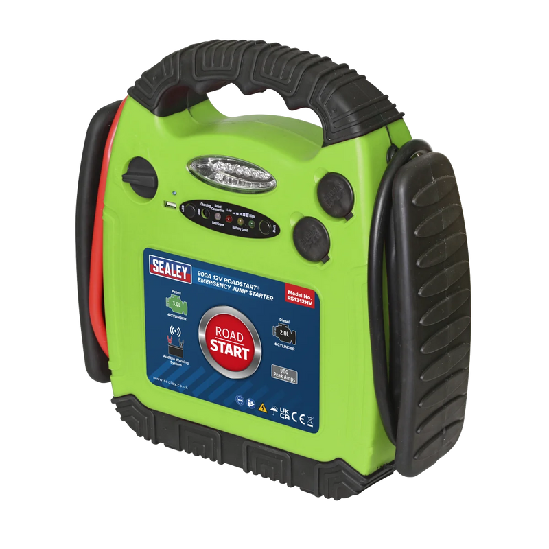 Sealey RoadStart 12V Emergency Jump Starter 900 Peak Amps