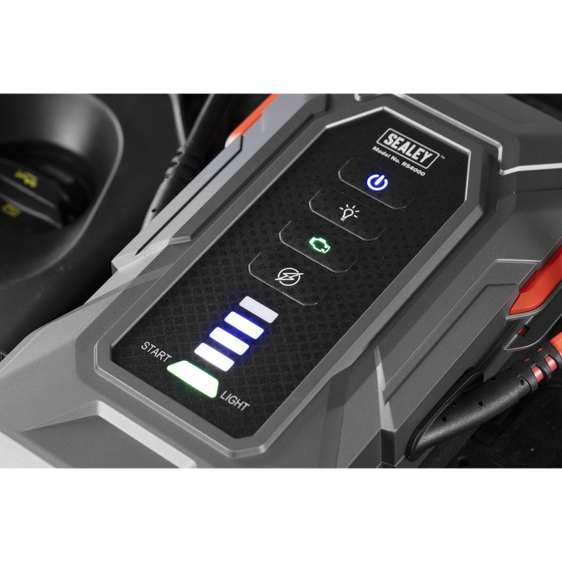 Sealey 12V Jump Starter Power Pack RS4000 4000A Peak
