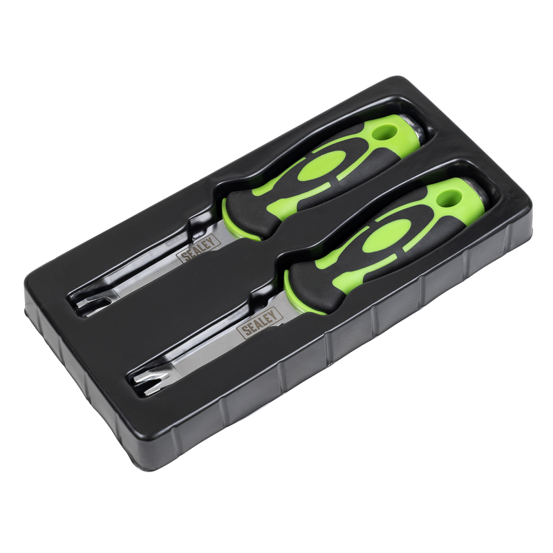Sealey Trim Clip Removal Tool Set 2 Piece RT005