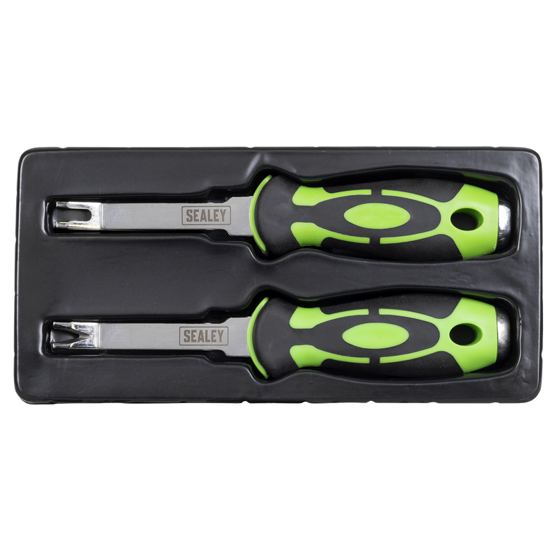 Sealey Trim Clip Removal Tool Set 2 Piece RT005