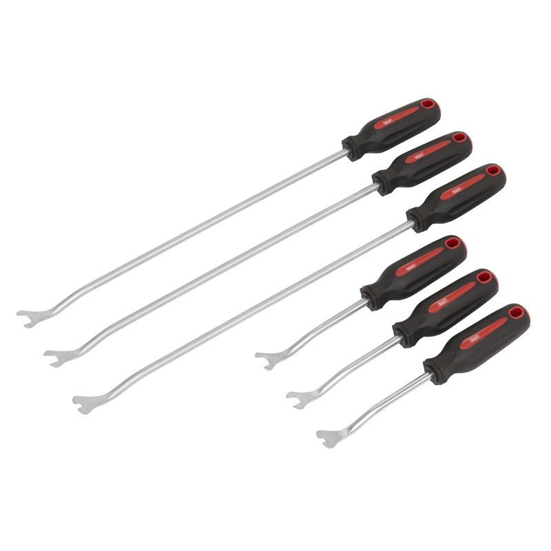 Sealey Trim Clip Tool Set 6 Piece RT06 - Long & Short Reach