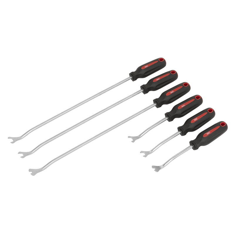 Sealey Trim Clip Tool Set 6 Piece RT06 - Long & Short Reach