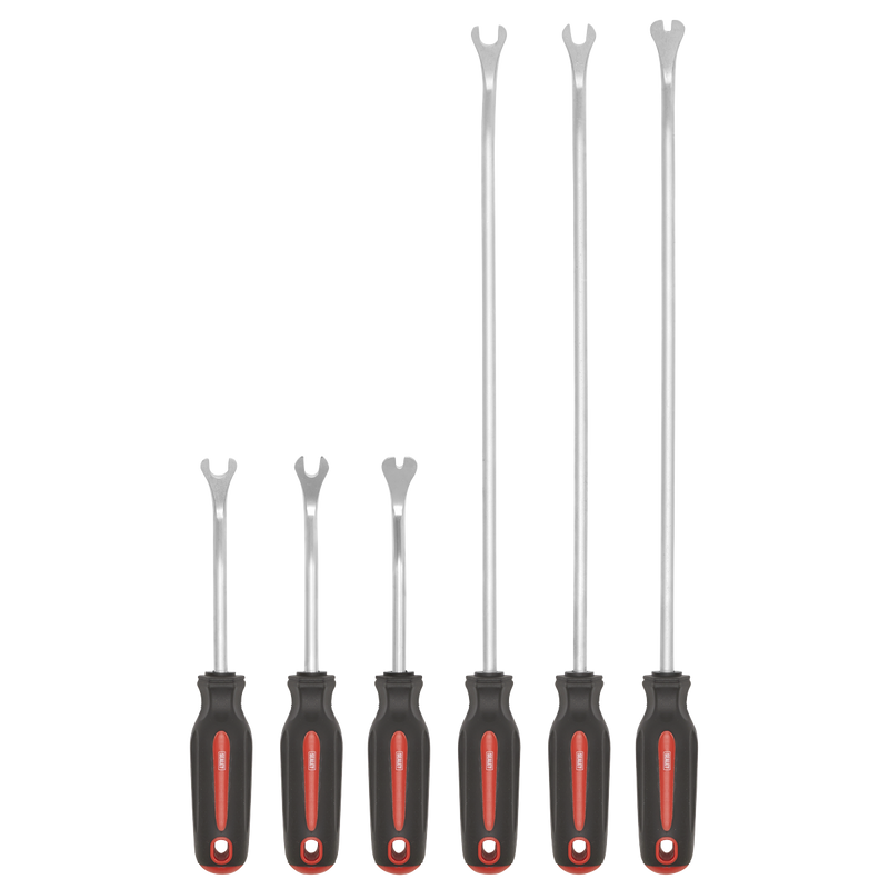 Sealey Trim Clip Tool Set 6 Piece RT06 - Long & Short Reach