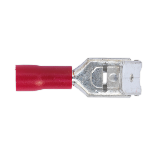 Sealey Piggy-Back Terminal 6.3mm Red - Pack of 100