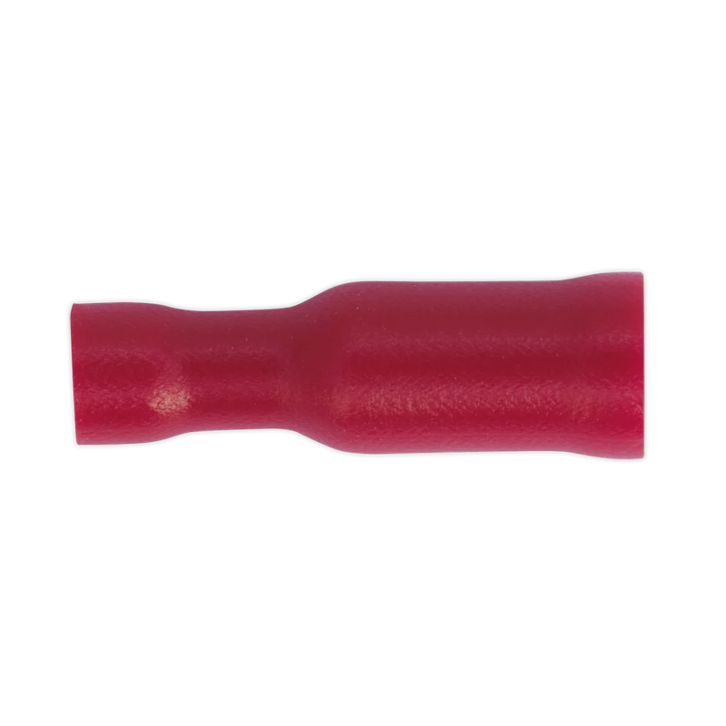 Sealey Female Socket Terminal 4mm Red Pack of 100