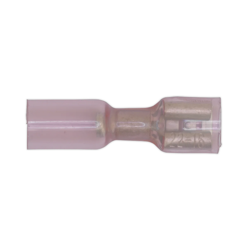 Sealey Heat Shrink Push-On Female Terminal 6.4mm - Pack of 25