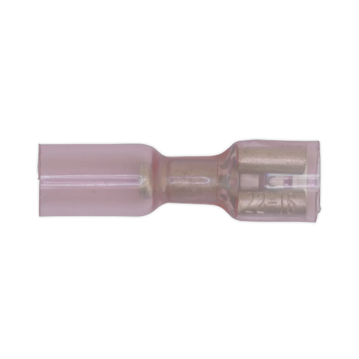 Sealey Heat Shrink Push-On Female Terminal 6.4mm - Pack of 25