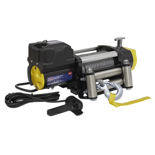 Sealey Premier Recovery Winch RW5675 5675kg 12V Line Pull