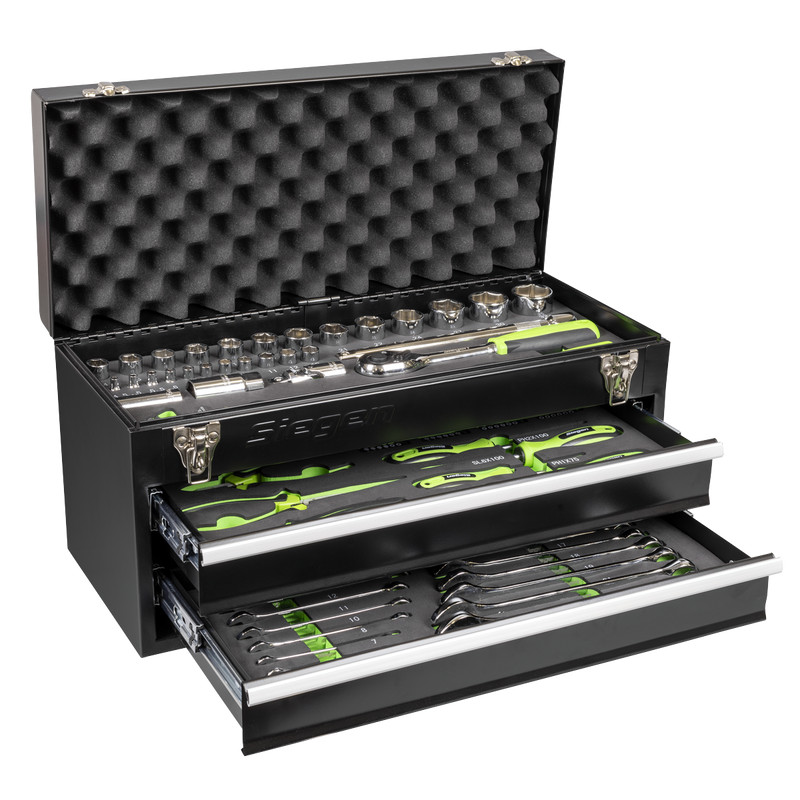 Sealey Siegen 2 Drawer Portable Tool Chest with 90 Tools