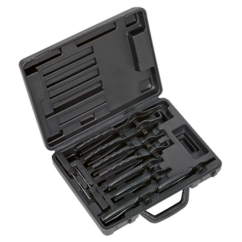 Sealey Siegen Circlip Pliers Set 10 Piece S01064 Heat Treated Steel