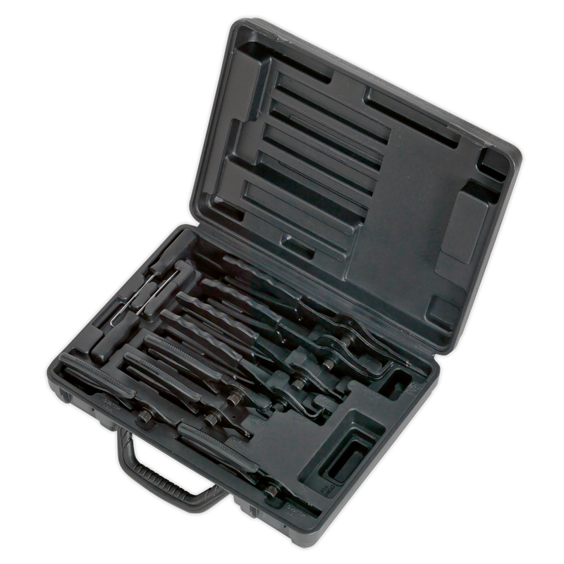Sealey Siegen Circlip Pliers Set 10 Piece S01064 Heat Treated Steel