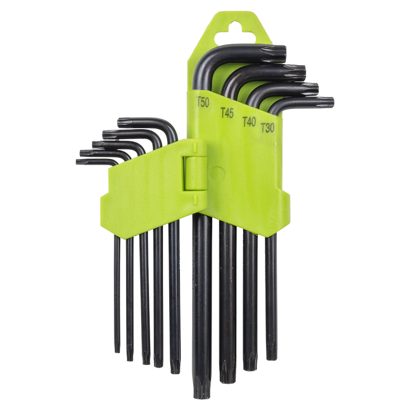 Sealey Siegen Key Set 9 Piece T10-T50 85-160mm