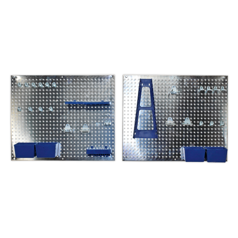Sealey Siegen Wall Storage Pegboard Set 34 Piece - 560x460mm Panels