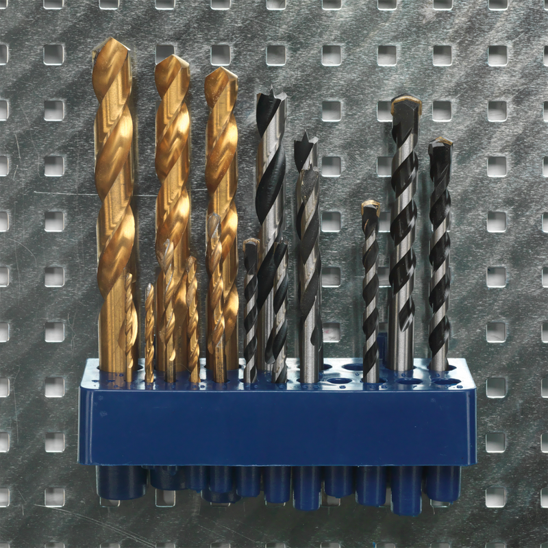 Sealey Siegen Wall Storage Pegboard Set 34 Piece - 560x460mm Panels