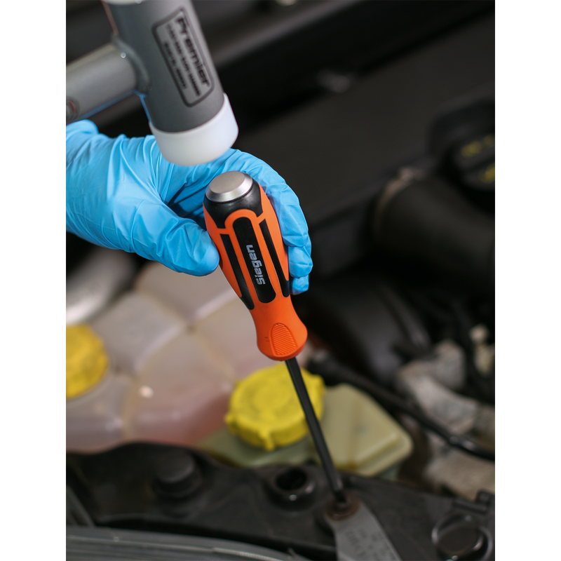 Sealey Siegen Hammer-Thru Screwdriver Set 44 Piece with Magnetic Tips