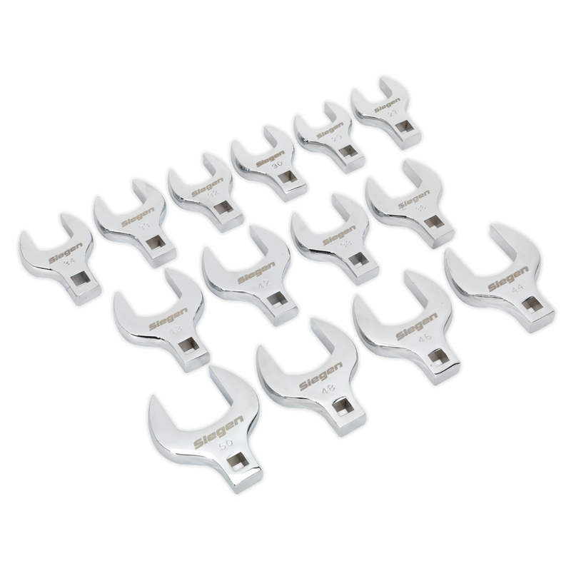 Sealey Siegen Crow's Foot Spanner Set 1/2" Drive 14 Piece