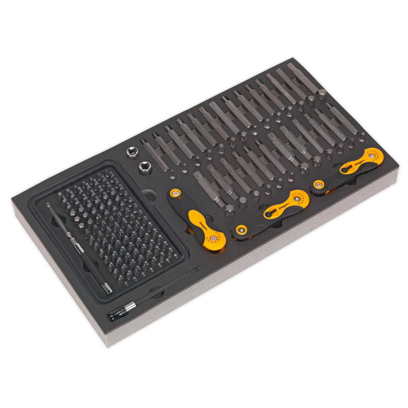 Sealey Siegen Bit Set & Folding Hex Keys 192 Piece S01126