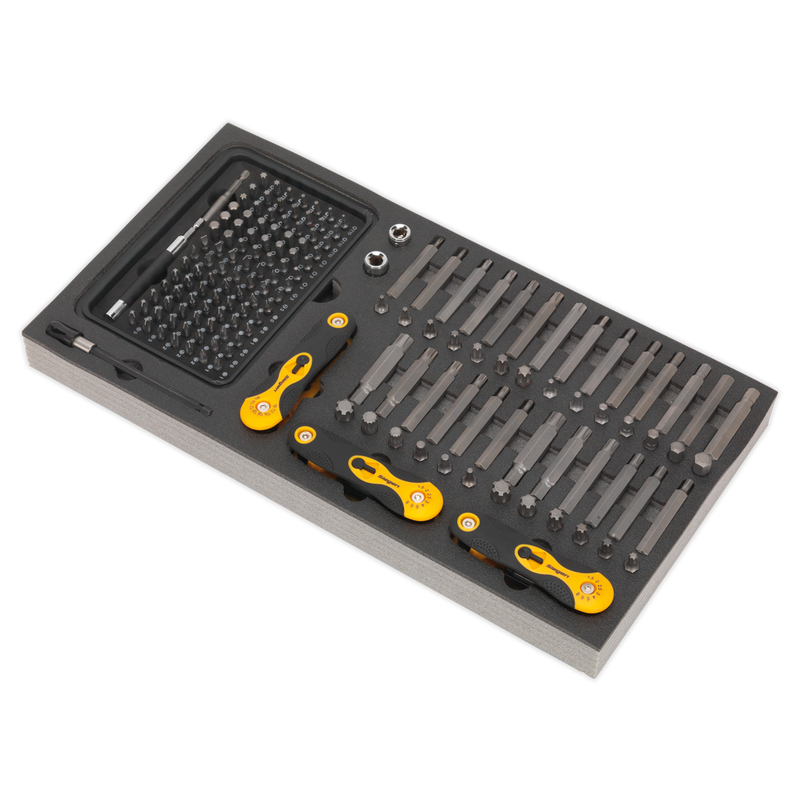 Sealey Siegen Bit Set & Folding Hex Keys 192 Piece S01126