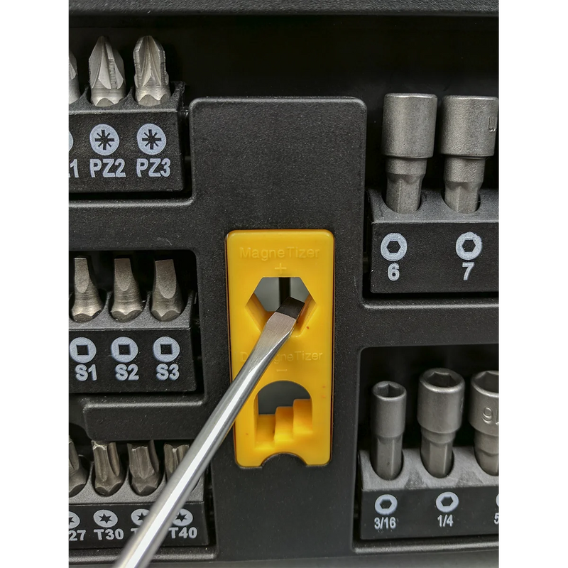Sealey Siegen Screwdriver Set 61 Piece with Magnetizer/Demagnetizer