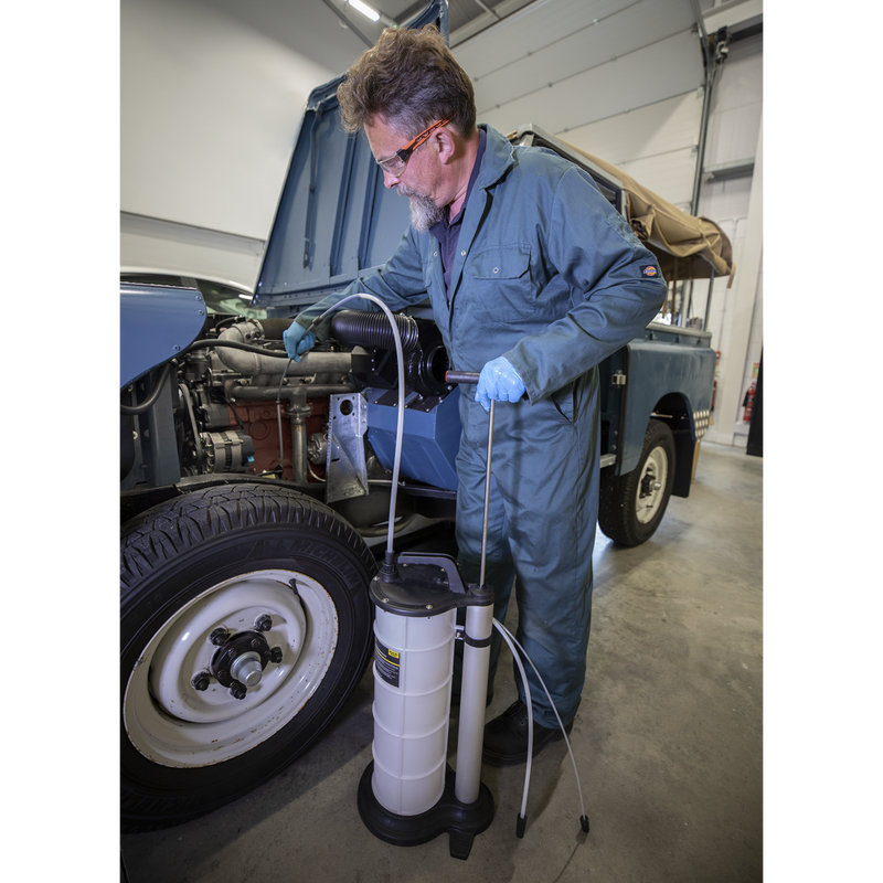 Sealey Siegen Manual Vacuum Oil & Fluid Extractor 9L