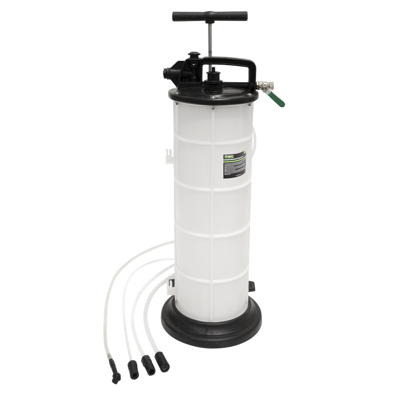 Sealey Siegen Manual Air Vacuum Oil & Fluid Extractor 9L
