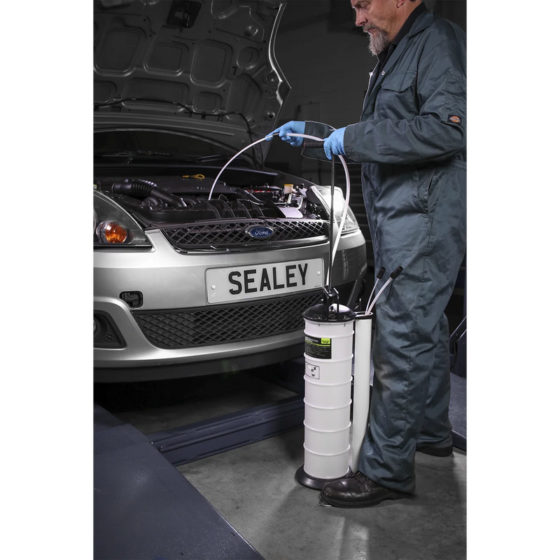 Sealey Siegen Manual Vacuum Oil & Fluid Extractor Pump 6.5L