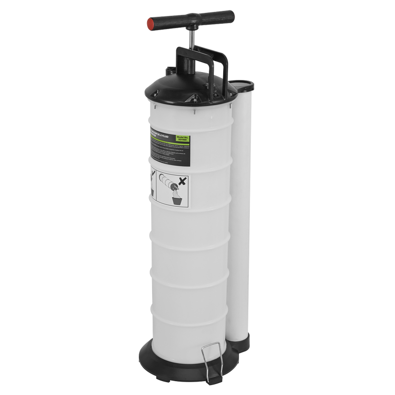 Sealey Siegen Manual Vacuum Oil & Fluid Extractor Pump 6.5L