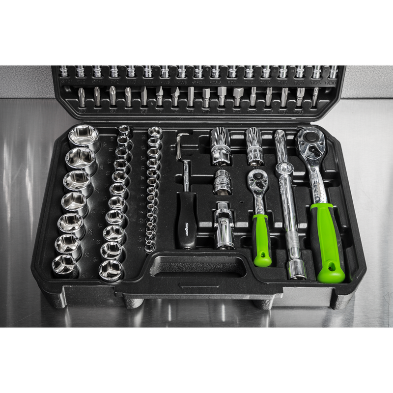 Sealey Siegen Socket Set 94 Piece 1/4" & 1/2" Drive S01210