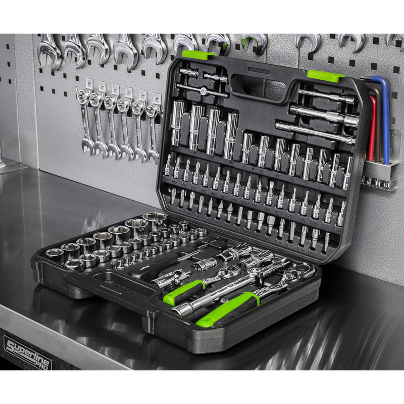 Sealey Siegen Socket Set 94 Piece 1/4" & 1/2" Drive S01210