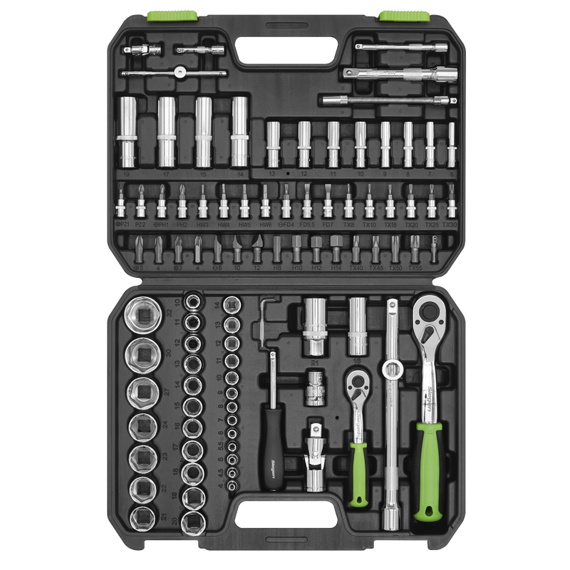 Sealey Siegen Socket Set 94 Piece 1/4" & 1/2" Drive S01210