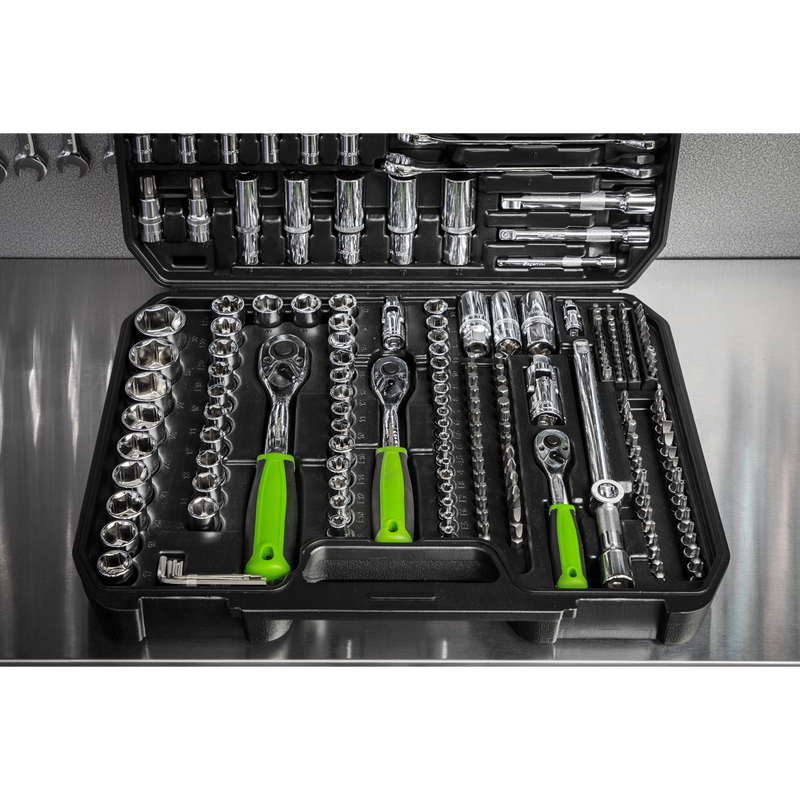 Sealey Siegen Socket Set 219 Piece 1/4", 3/8" & 1/2" Drive S01212