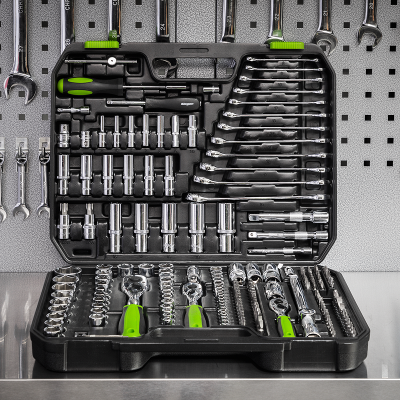 Sealey Siegen Socket Set 219 Piece 1/4", 3/8" & 1/2" Drive S01212