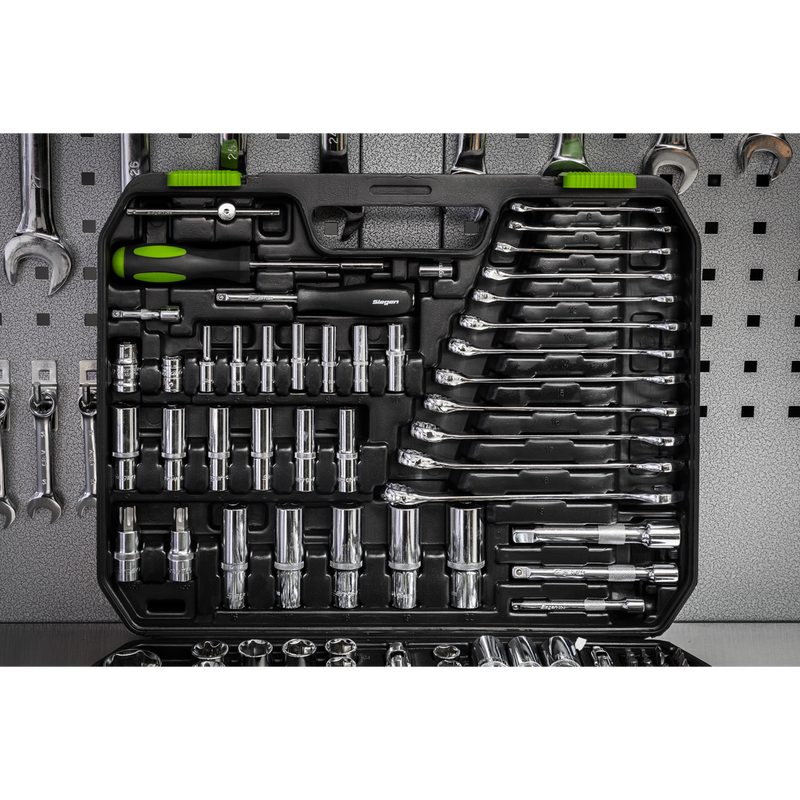 Sealey Siegen Socket Set 219 Piece 1/4", 3/8" & 1/2" Drive S01212