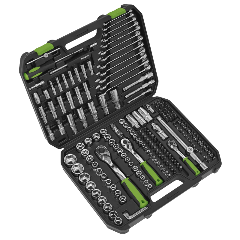 Sealey Siegen Socket Set 219 Piece 1/4", 3/8" & 1/2" Drive S01212