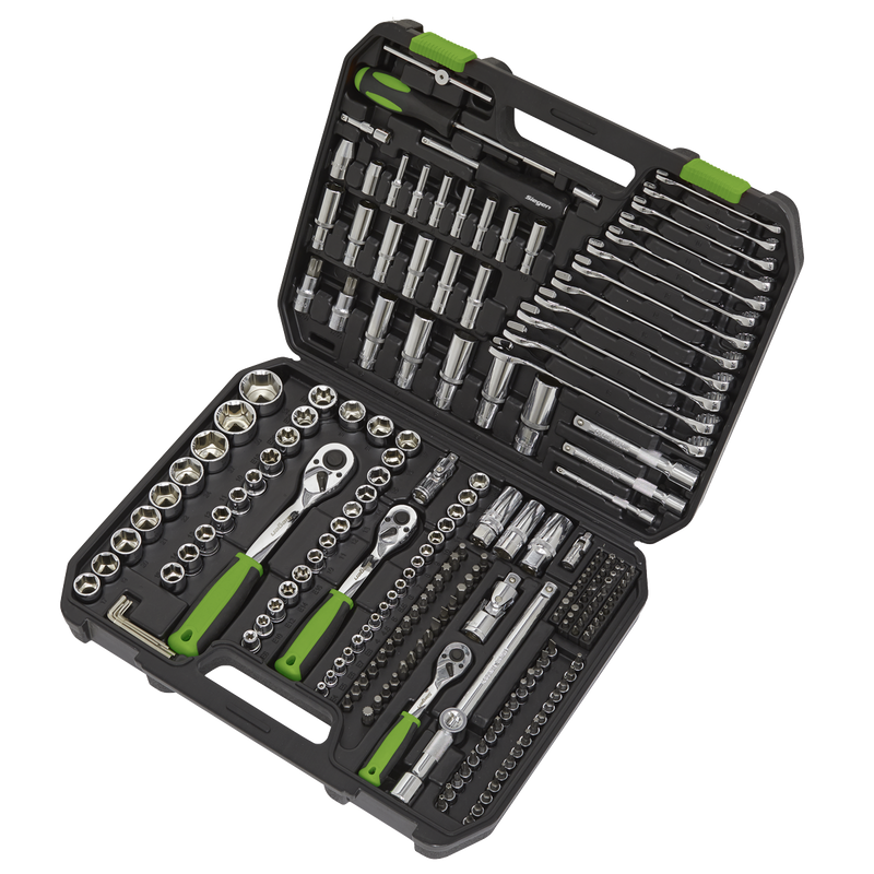 Sealey Siegen Socket Set 219 Piece 1/4", 3/8" & 1/2" Drive S01212