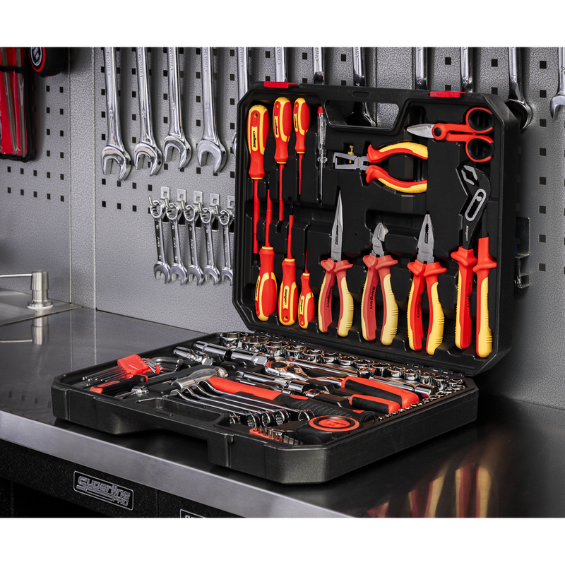 Sealey Siegen Electrician's Tool Kit 90 Piece - VDE Approved Tools
