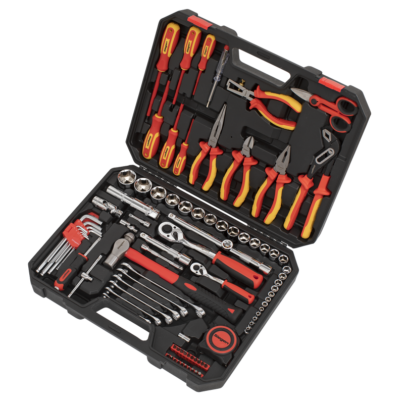 Sealey Siegen Electrician's Tool Kit 90 Piece - VDE Approved Tools